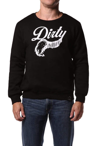 Dirt Squirrel Black Dirty Sweater