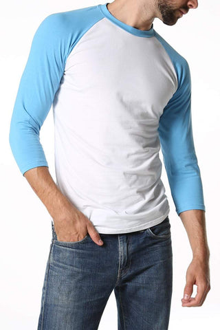 CheapUndies Sky Blue Raglan Shirt