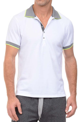 2(X)IST White Tipped Polo Shirt