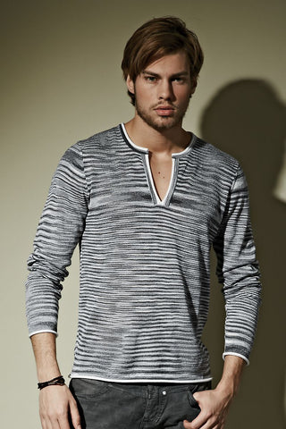 Andres Velasco Black & White Luxemburg Sweater