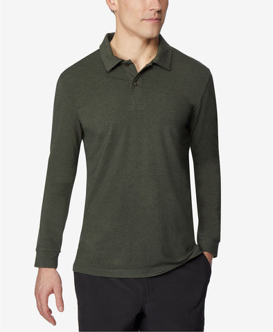 32 Degrees Mens Tech Polo Green