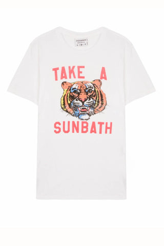 Rxmance Unisex White Sunbath Crew Tee