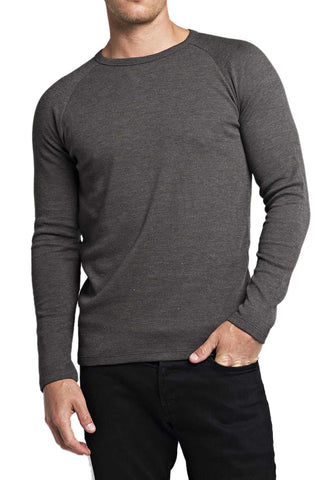 Trend Grey Waffle Henley