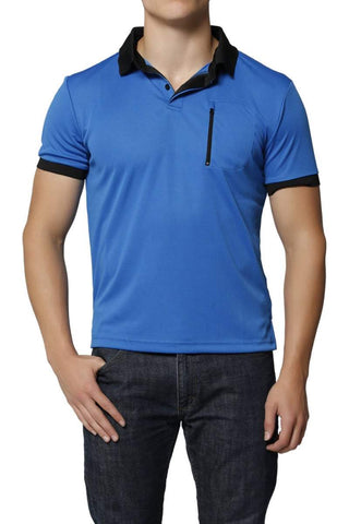 Body Tech Royal Blue Motion Polo Shirt