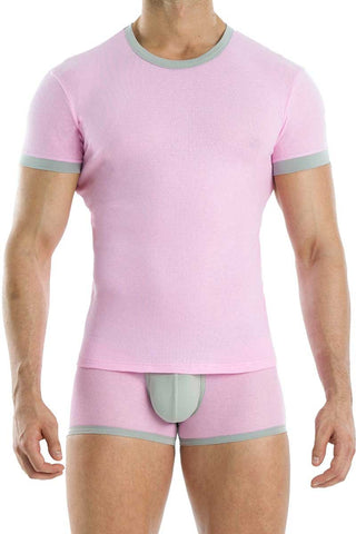 Modus Vivendi Pink Perforated T-Shirt