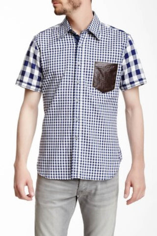 Smash Blue Gingham Button-Up Shirt