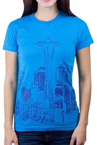 Choke Blue Seattle Top