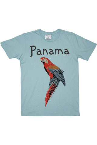 Rxmance Aqua Blue Parrot Crew Tee