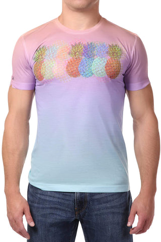 Spenglish Multi Pineapple Row Tee