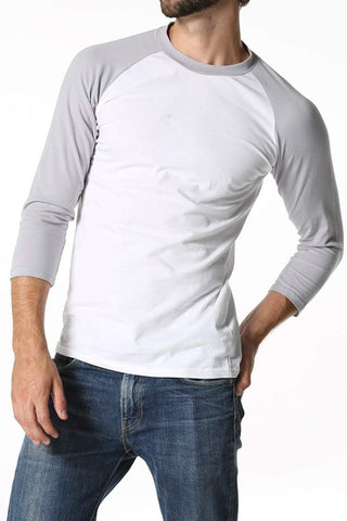 CheapUndies Light Grey Raglan Shirt