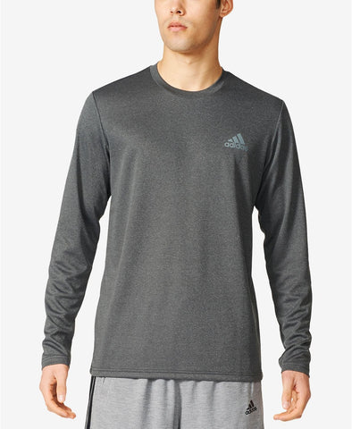 Adidas Climalite® Long-sleeve T-shirt Dark Grey Heather