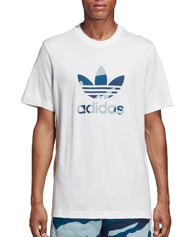 Adidas Originals Camouflage Trefoil T-shirt Bluecamo