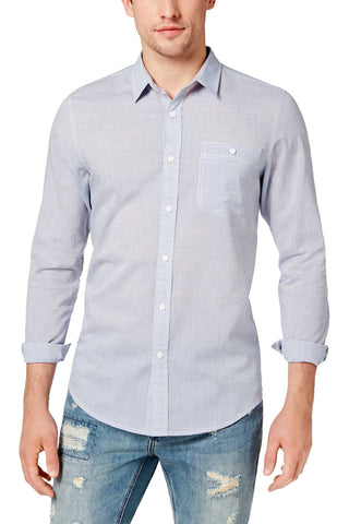 Americsn Rag Light Blue Stripe Tobin Pocket Shirt