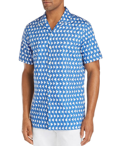 Bold Geo Print Ss Shirt