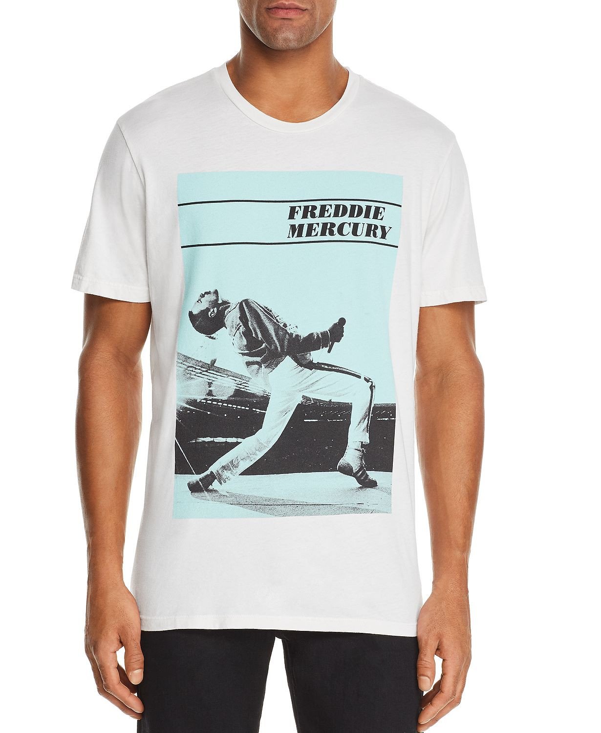 Bravado Freddie Mercury Graphic Tee Vintage White