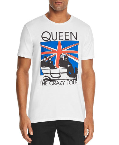 Bravado Queen Crazy Tour Graphic Tee White