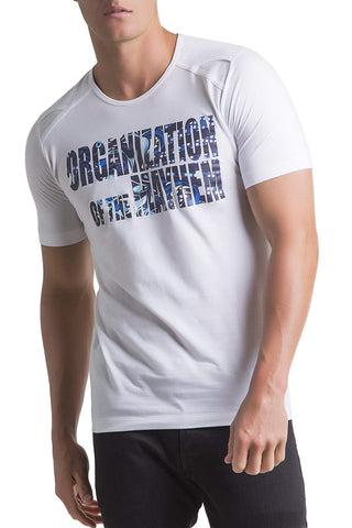 C-IN2 White Organization Of Mayhem Tee