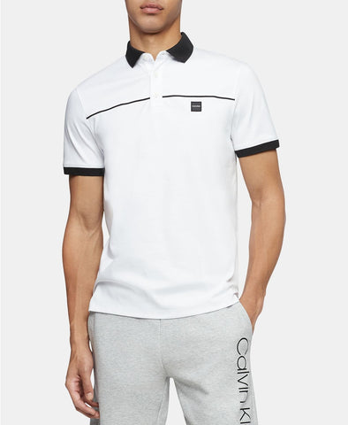 Calvin Klein Contrast Polo White Combo