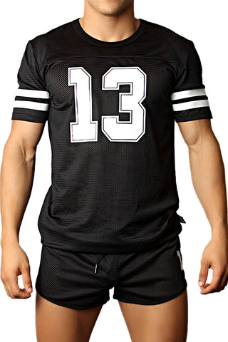 CellBlock 13 Black Tailback Jersey Top