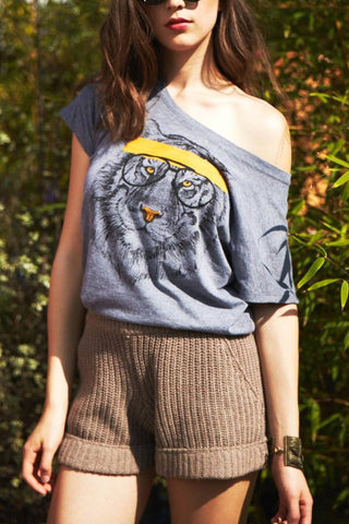 Choke Grey Tiger Dolman Tee