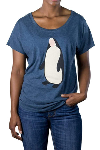 Choke Indigo Sister-Penguin Dolman Tee