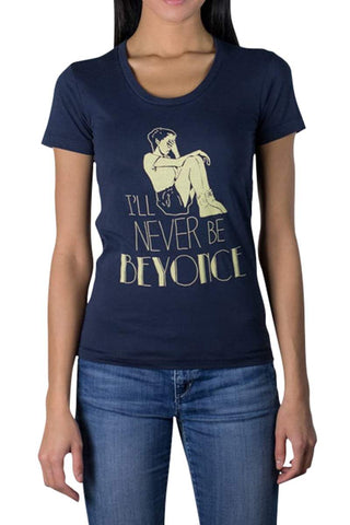 Choke Navy Beyonce Tee