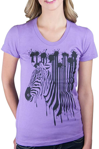 Choke Purple Zebra-Ink Tee