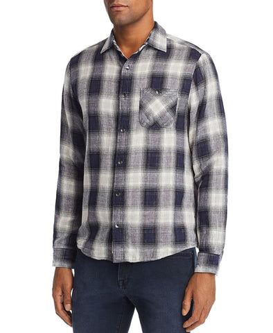 Flag & Anthem Smithdale Flannel Shirt White/black