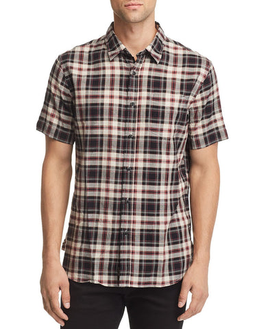 Jachs Ny Plaid Short-sleeve Regular Fit Shirt