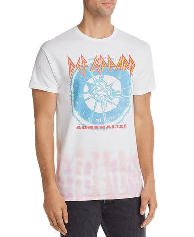 Junk Food Def Leppard Graphic Tee Lavendar Tie Dye