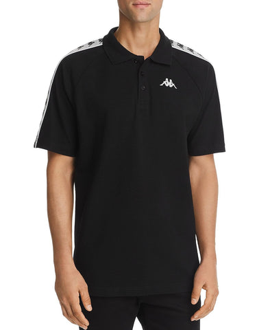 Kappa 222 Banda Calsi Regular Fit Polo Shirt Black/gray/silver