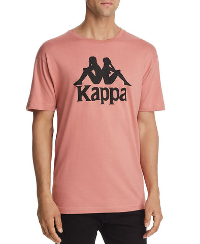 Kappa Estessi Logo Tee Pink/black