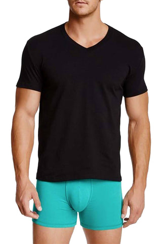 Ken Wroy Black V-Neck T-Shirt