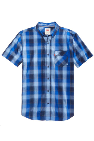 Levi’s True Blue Vernon Slim-Fit Plaid Shirt