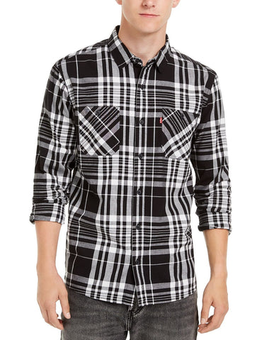 Levi's  Noble Plaid Shirt Dark Gray