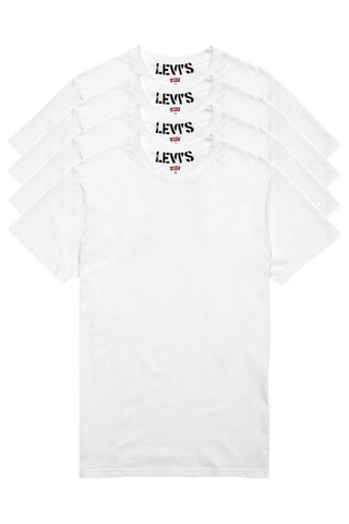 Levi's White 100-Series Crew-Neck T-Shirt 4-Pack