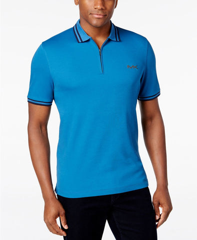 Michael Kors Michael Kors Interlock Zip Polo Ocean