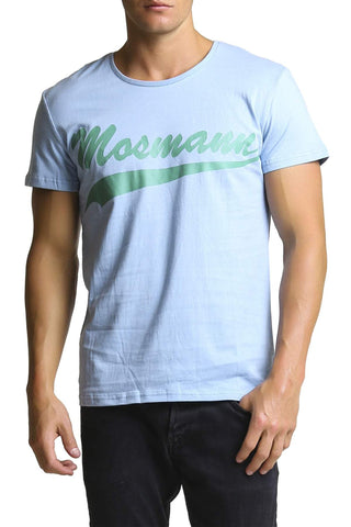 Mosmann Light Blue Logo Tee