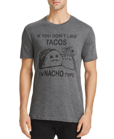 Noize Tacos & Nachos Graphic Tee Gray