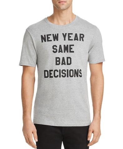 Noize Year Bad Decisions Graphic Tee Gray