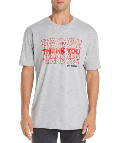 Pacific & Park Thank You For Nothing Graphic Tee Gray