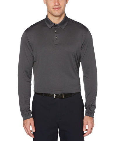 Pga Tour Long-sleeve Polo Black