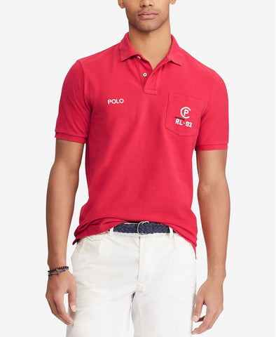 Polo Ralph Lauren Classic Fit Mesh Polo Red