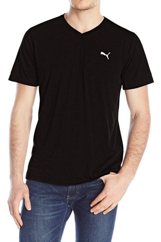 Puma Black V-Neck Tee