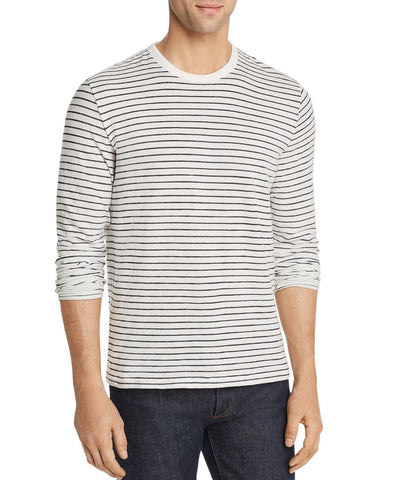 Rag & Bone Railroad Striped Tee Ivory/black