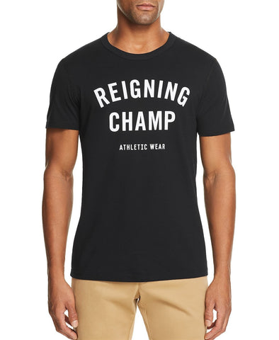 Reigning Champ Reigning Champ Gym Logo Tee Black/white