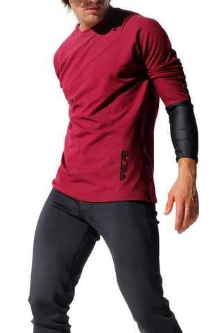 Rufskin Burgundy QI Long Sleeve Tee