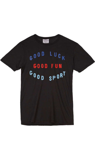 Rxmance Unisex Black 'Good Sport' Tee