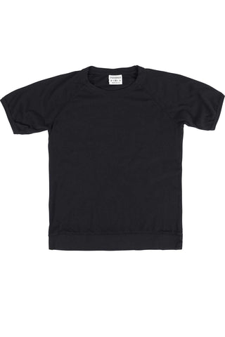 Rxmance Unisex Black Loose-Knit Short-Sleeve Tee