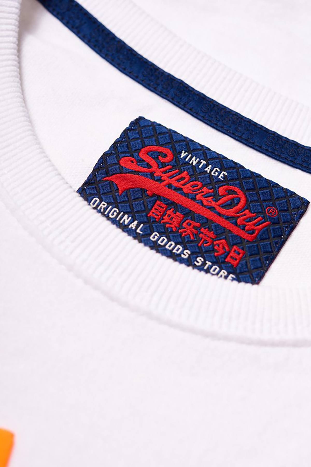 SuperDry Optic-White Vintage Authentic XL Long-Sleeve T-Shirt